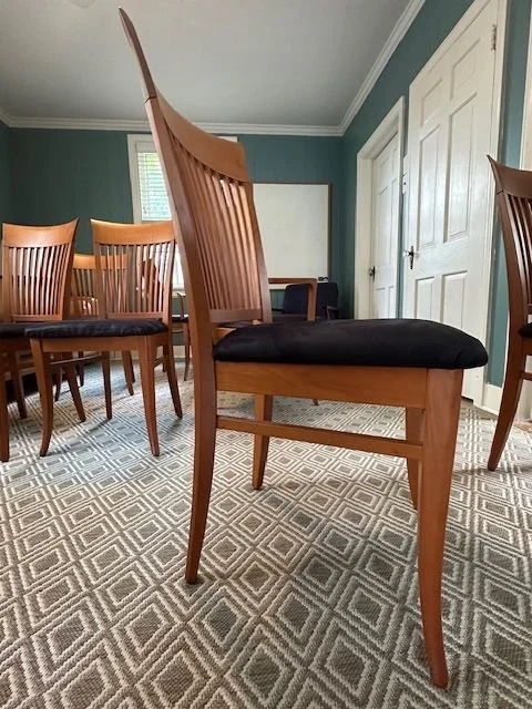 A. Sibau ダイニングチェア　ブラック　シバウ　　イタリア製 Set of 8 A Sibau Dining Chairs - Richmond — GoneGirl